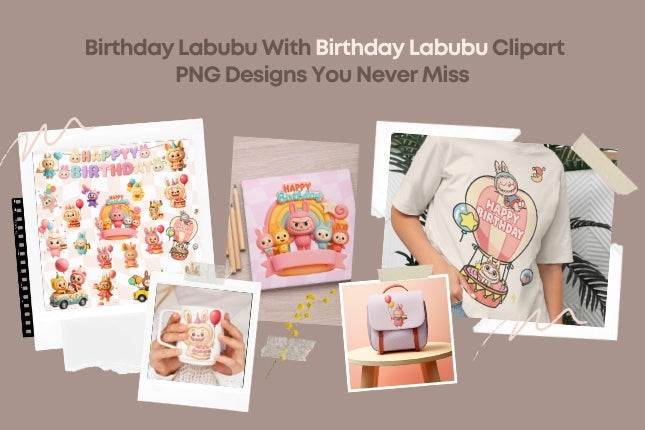 Birthday Labubu With Birthday Labubu Clipart PNG Designs You Never Miss 🎉🐾