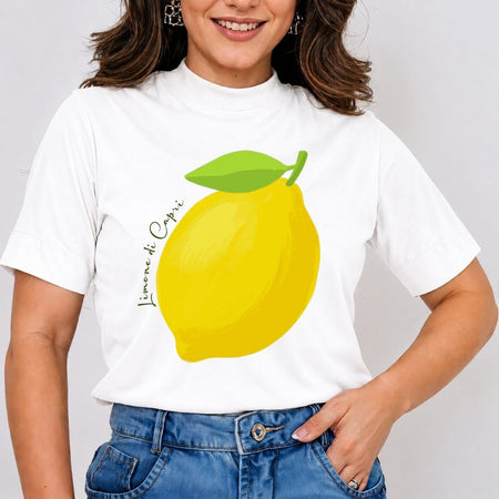 Limone di Capri PNG, Mediterranean Lemon Clipart, Amalfi Coast Summer Aesthetic Sublimation Graphic File