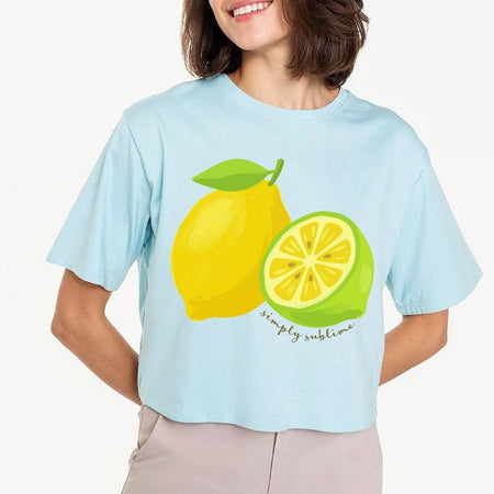 Simply Sublime SVG PNG, Cute Lemon and Lime Clipart, Citrus Fruit Summer Aesthetic Sublimation Graphic File