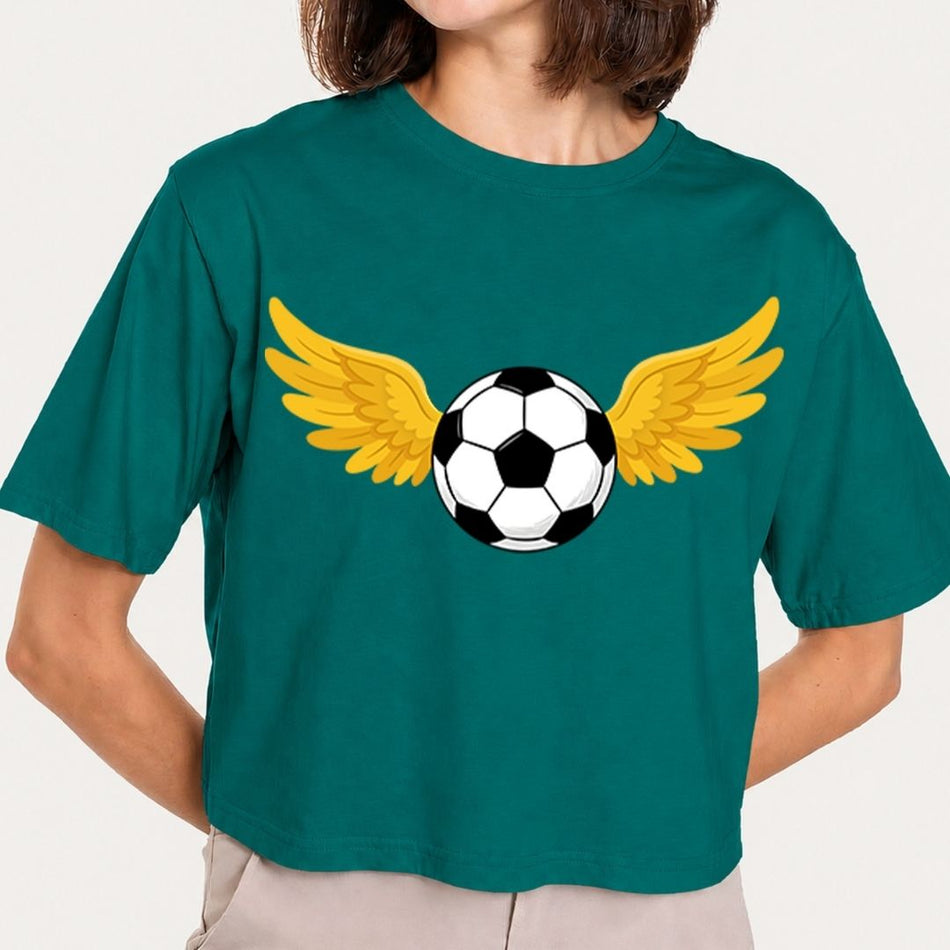 Golden Wings Soccer PNG - Sports Team Sublimation Tee - A 1709