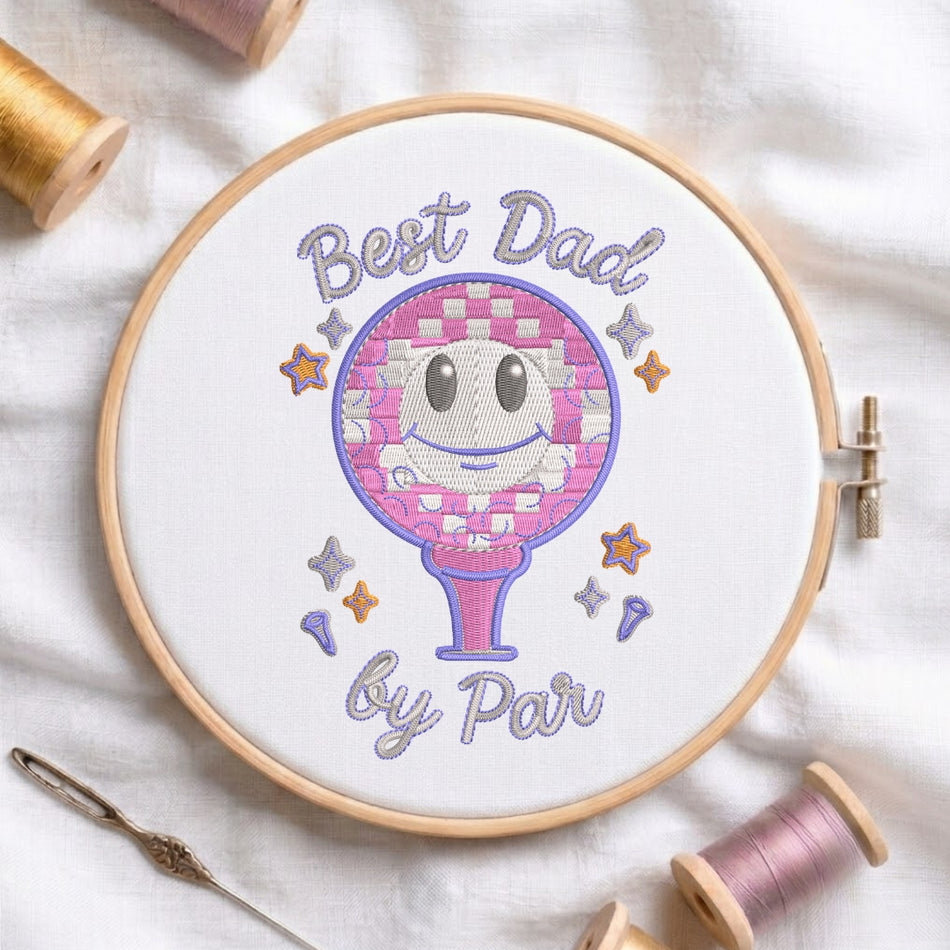 Retro Disco Statue of Liberty Machine Embroidery Design ED 283