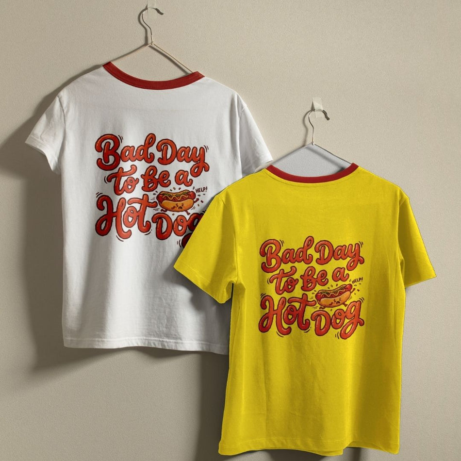 Bad Day to be a Hot Dog PNG - Funny Retro Summer Shirt - A 1965