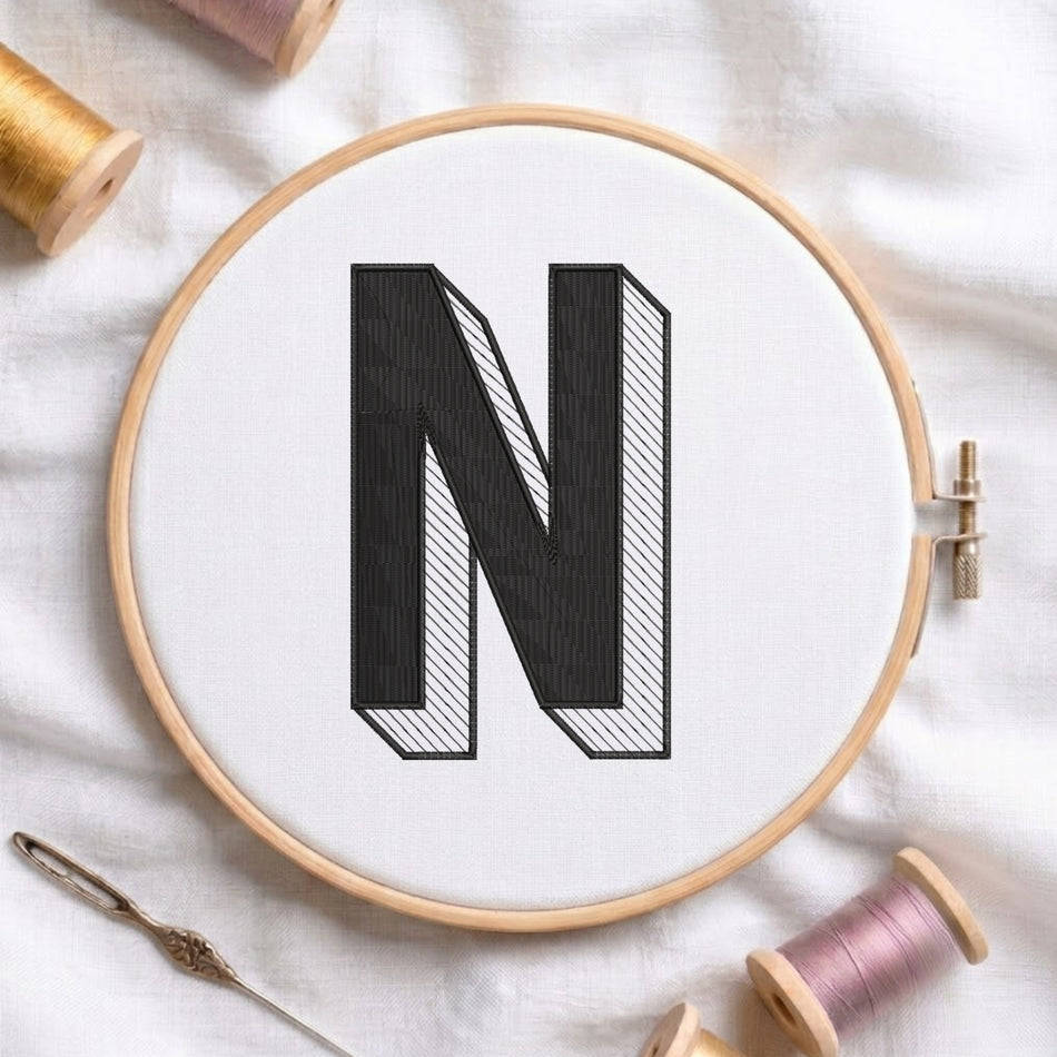 Patrima Test Letter Machine Embroidery Design ED 478.14