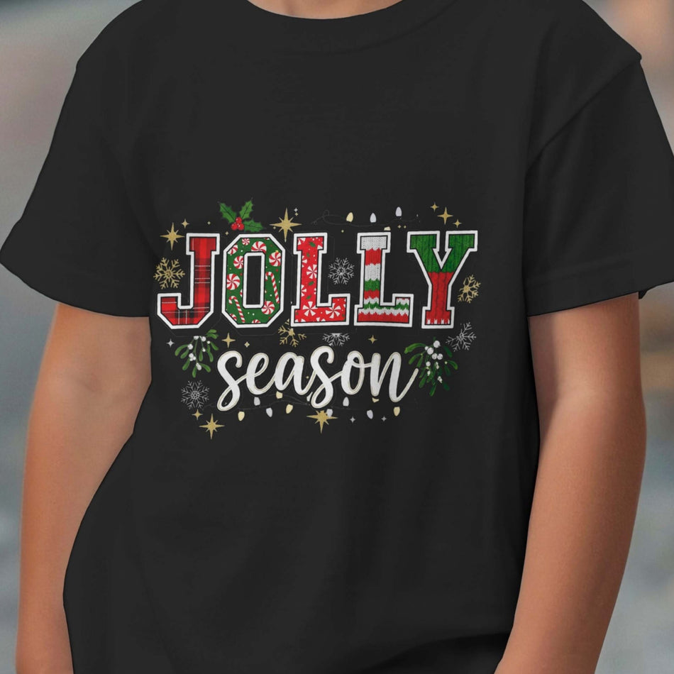 Jolly Season PNG | Christmas Sublimation Design | Plaid & Festive Clipart | Instant Download - C164
