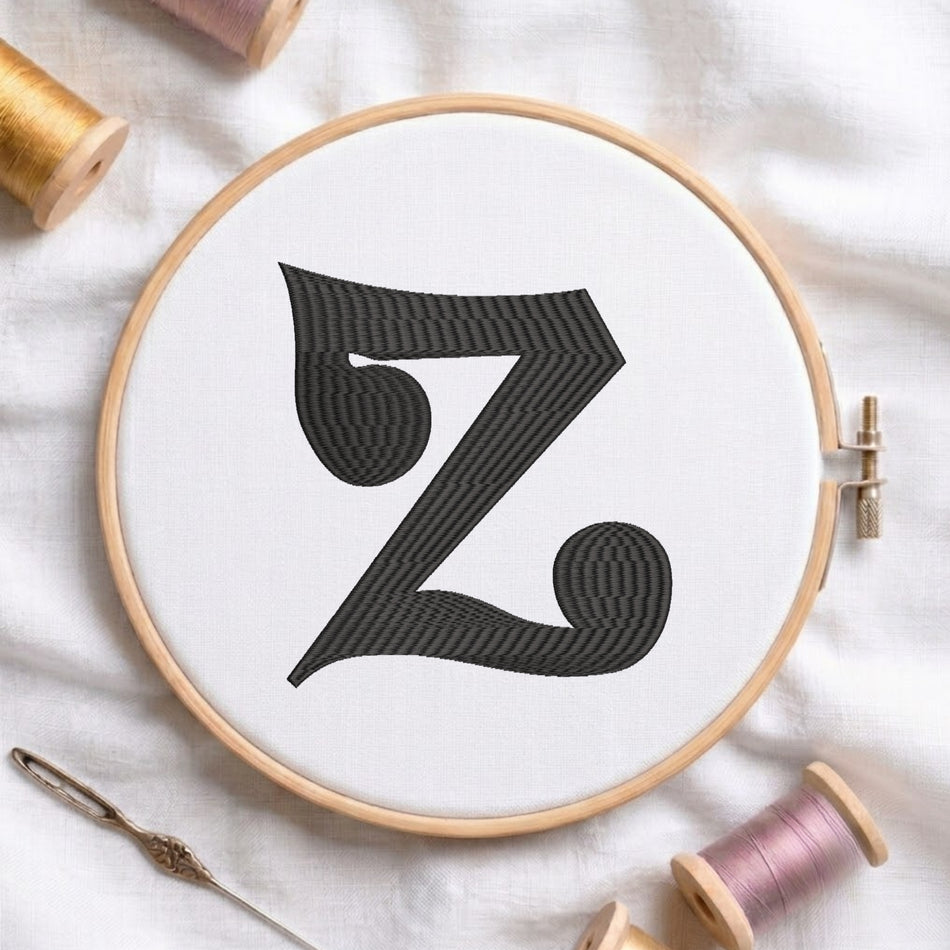 Serif alphabet  Machine Embroidery Design ED 374.26