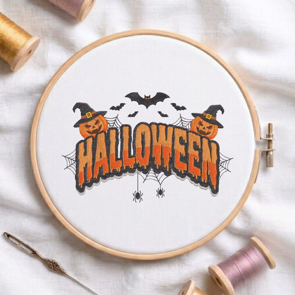 Halloween Machine Embroidery Design ED 581