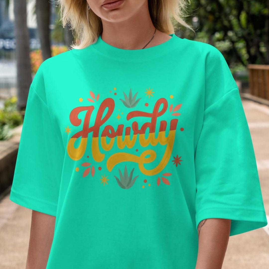 Howdy Cowgirl Shirt Retro Western Country Graphic Tee