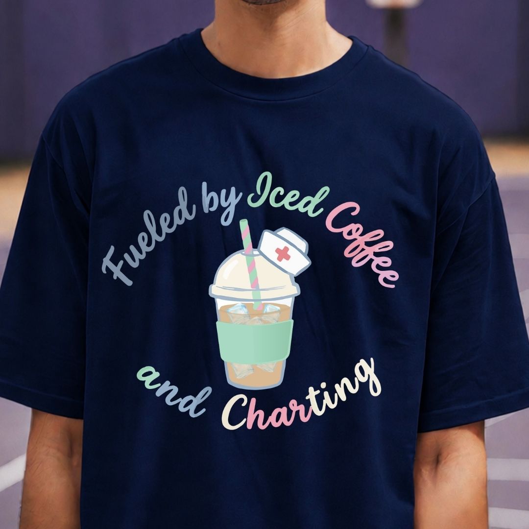 Funny Nursing Digital Download, Unisex Nurse Coffee Graphic Design, Healthcare Worker Sublimation PNG