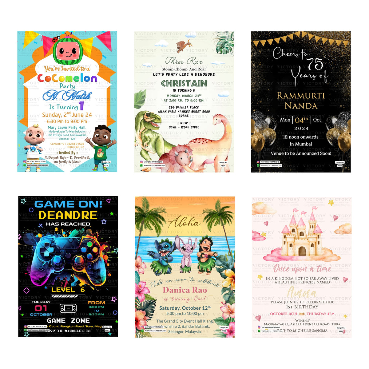 Custom Birthday Invitation Template, Editable Digital Party Invite, Printable Birthday Party Invitation Bundle, Personalizable Invite Design   