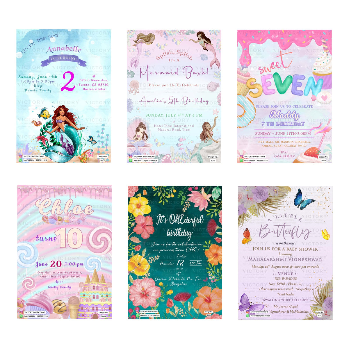 Custom Birthday Invitation Template, Editable Digital Party Invite, Printable Birthday Party Invitation Bundle, Personalizable Invite Design   