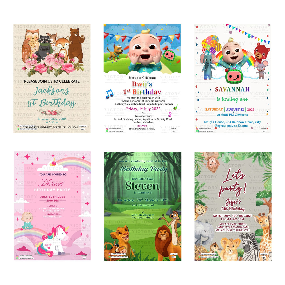 Custom Birthday Invitation Template, Editable Digital Party Invite, Printable Birthday Party Invitation Bundle, Personalizable Invite Design   