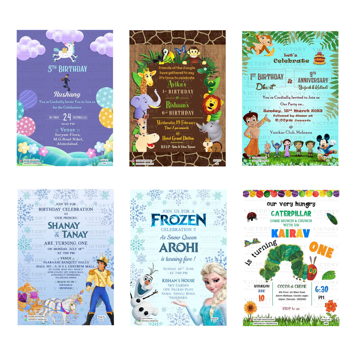 Custom Birthday Invitation Template, Editable Digital Party Invite, Printable Birthday Party Invitation Bundle, Personalizable Invite Design   
