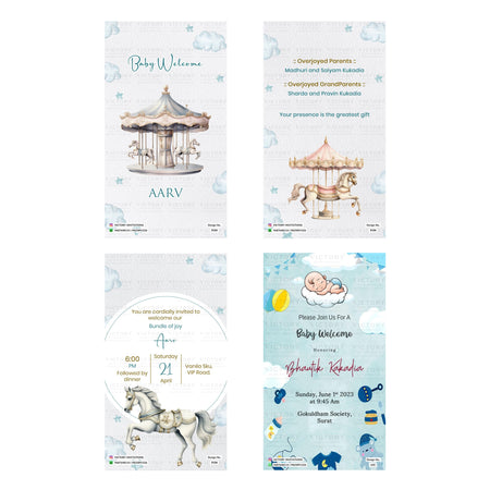 Custom Birthday Invitation Template, Editable Digital Party Invite, Printable Birthday Party Invitation Bundle, Personalizable Invite Design   