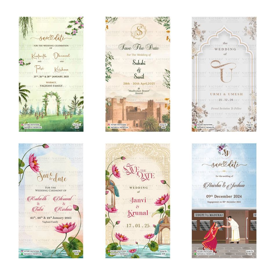 Janvi & Krunal Wedding Invitation Template, Editable Digital Indian Marriage Invite, Printable Cultural Ceremony Bundle, Personalizable Event Design   
