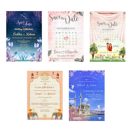 Vedika & Kishan Wedding Invitation Template, Editable Digital Indian Marriage Invite, Printable Cultural Ceremony Bundle, Personalizable Event Design   