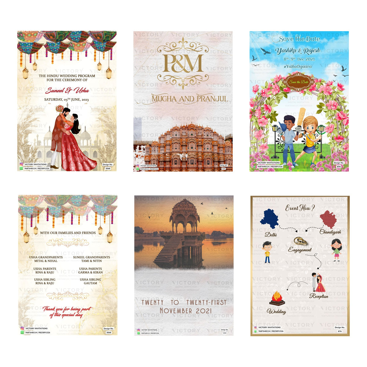 Suneel & Usha Wedding Invitation Template, Editable Digital Indian Marriage Invite, Printable Cultural Ceremony Bundle, Personalizable Event Design