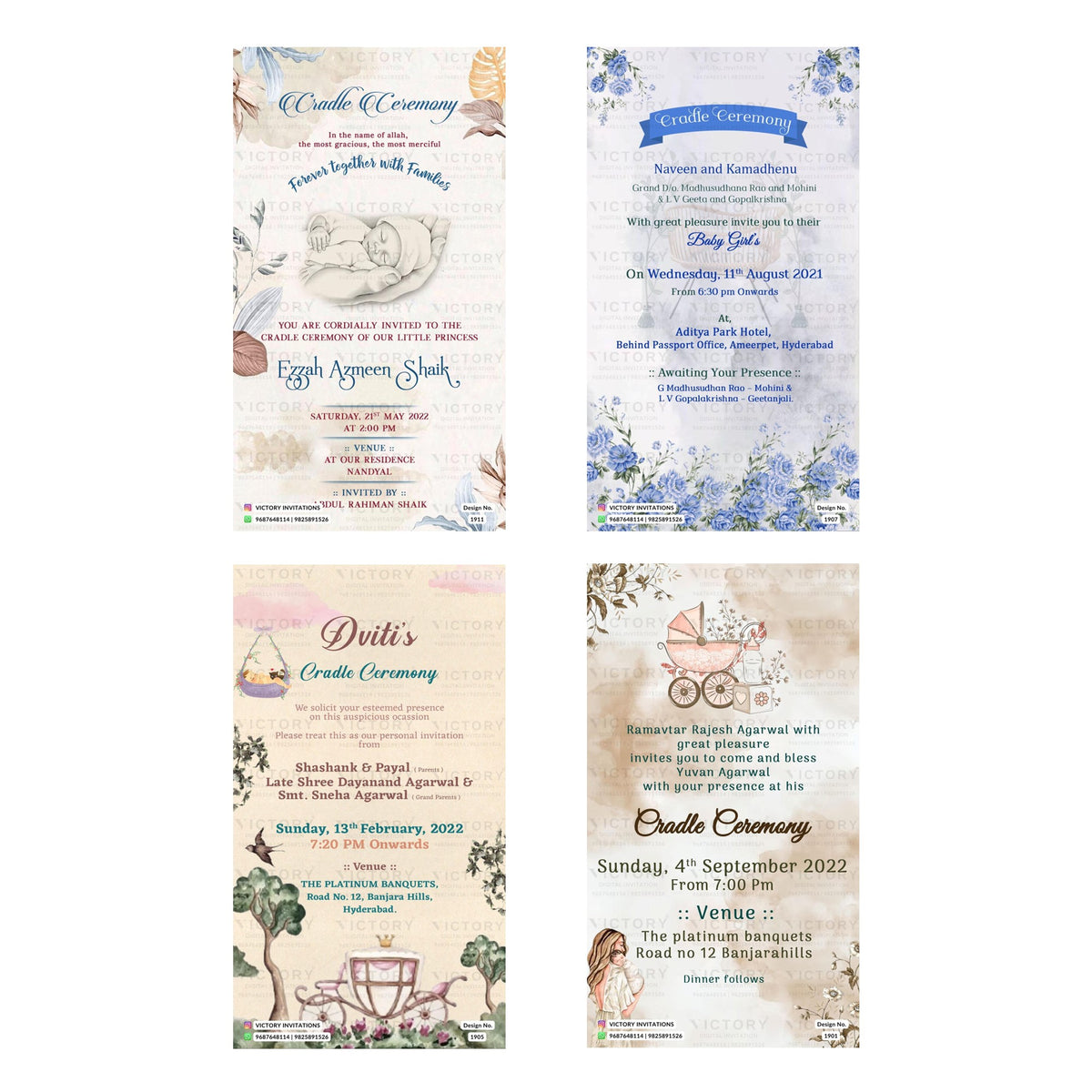 Dviti's Cradle Ceremony Invitation Template, Editable Digital Indian Marriage Invite, Printable Cultural Ceremony Bundle, Personalizable Event Design   