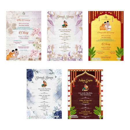 Shivansh Sharma Rice Ceremony Invitation Template, Editable Digital Indian Marriage Invite, Printable Cultural Ceremony Bundle, Personalizable Event Design