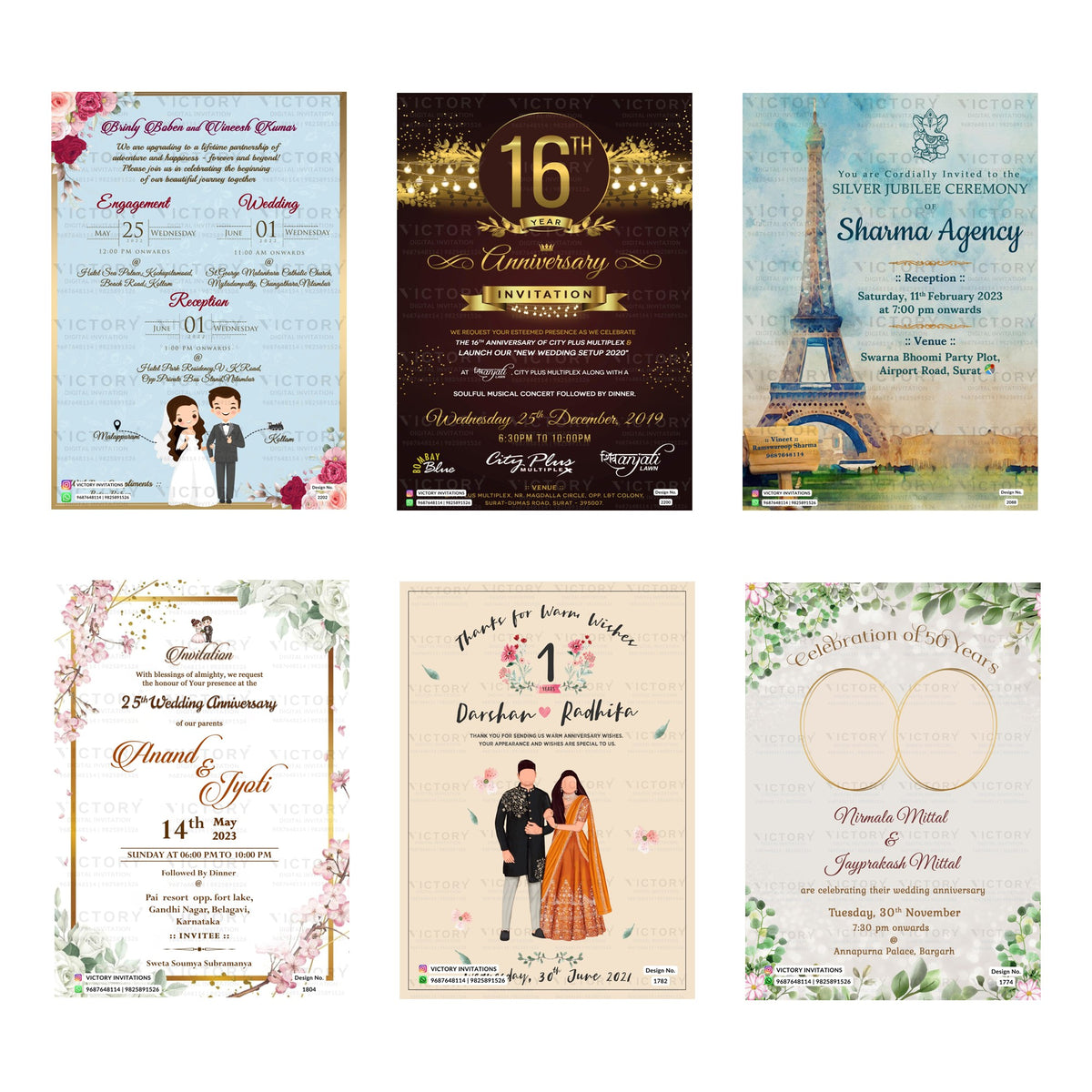 Brinly Baben & Vineesh Kumar Engagement and Wedding Invitation Template, Editable Digital Indian Marriage Invite, Printable Cultural Ceremony Bundle, Personalizable Event Design   