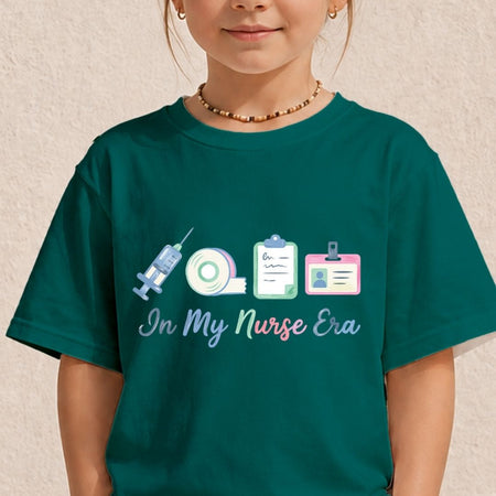 Future Nurse Youth Shirt Design, In My Nurse Era SVG, Cute Childrens Medical Clipart PNG