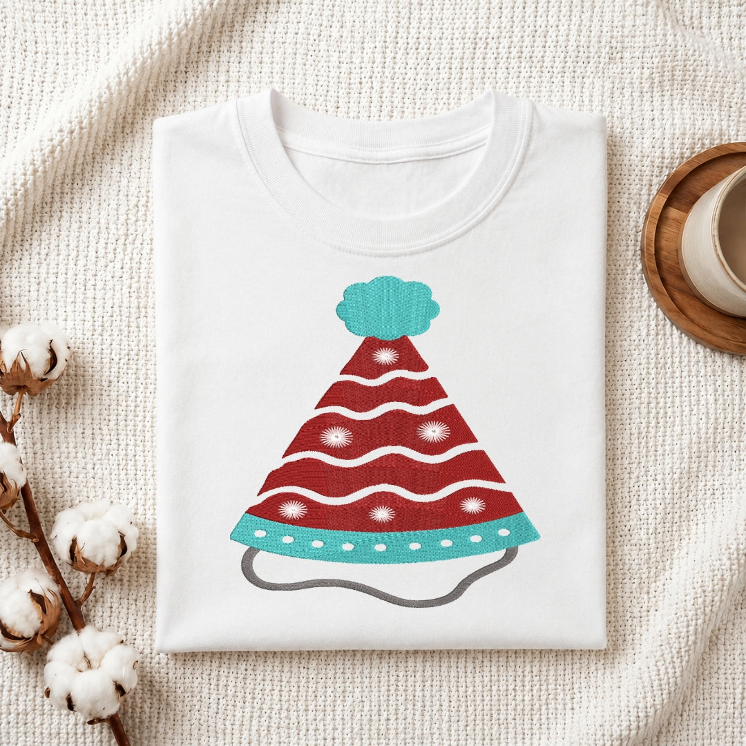Mini to Large Party Hat Embroidery File, Birthday Cone Hat Machine Stitch Design, Instant Digital Download PES JEF DST EXP EMB
