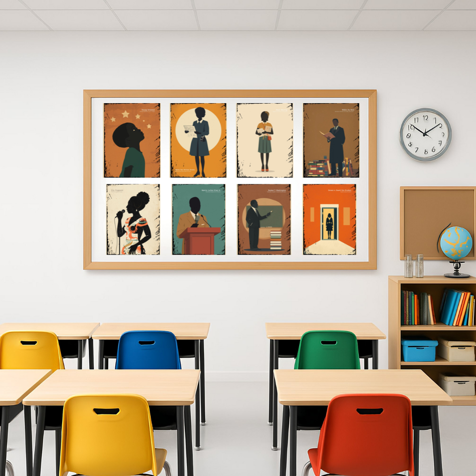40_EditableBlackHistoryMonthPostersCanvaClassroomDecor