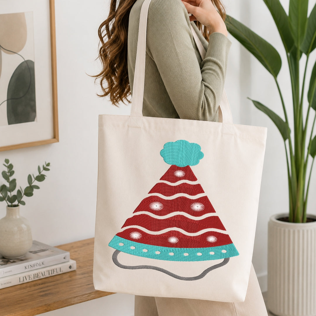 Cone Party Hat Embroidery Design, Birthday Celebration Machine Embroidery Pattern, Kids Birthday Gift Stitch File, Multi Size Download