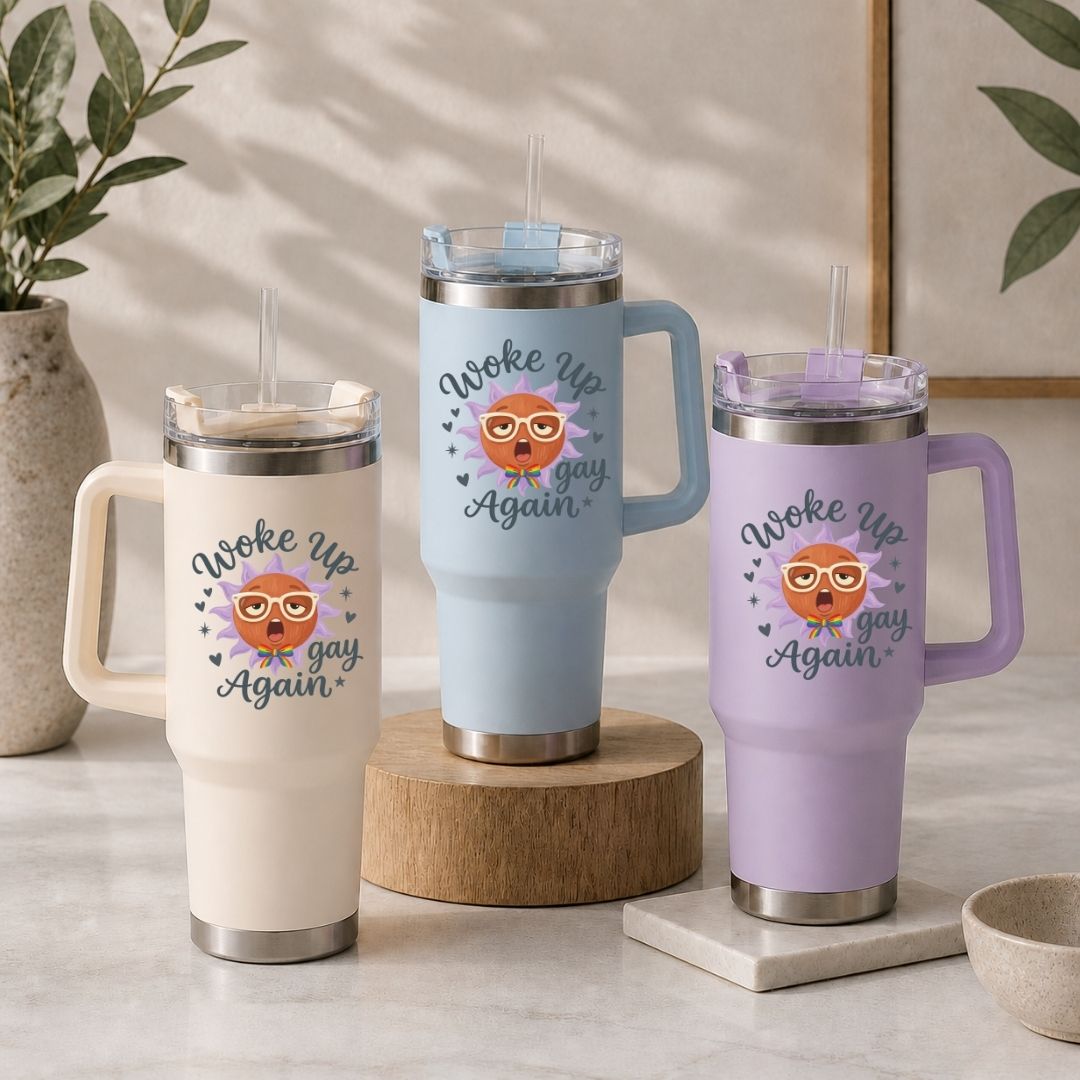 Colorful Be Who You Are For Your Pride PNG | 40oz Travel Tumbler Cup Wrap