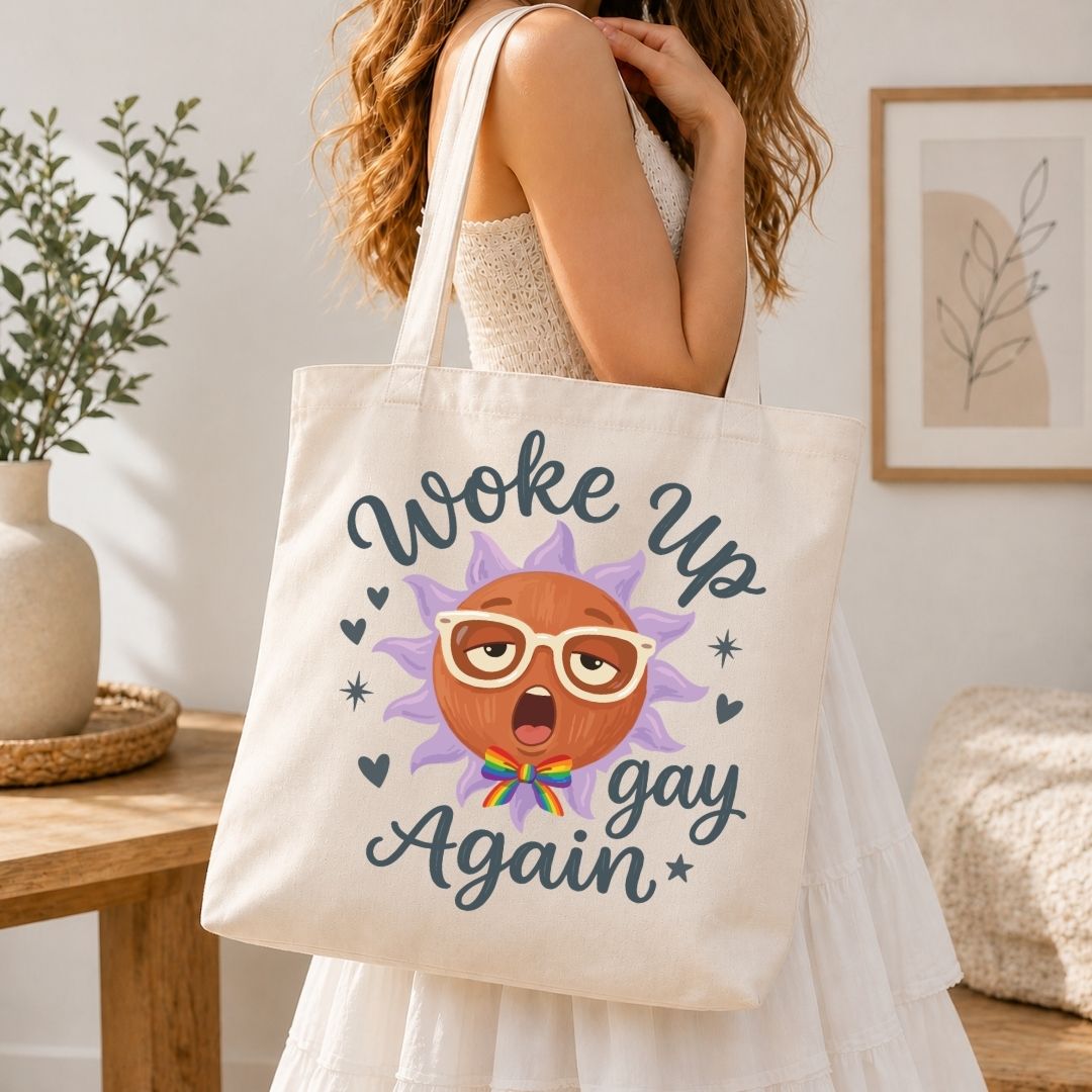 Vintage Be Who You Are For Your Pride PNG | Canvas Tote Bag Pride Graphic