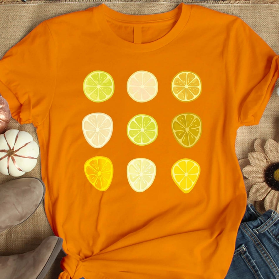 Citrus Slice PNG Bundle, Lemon Lime Orange Sublimation Design, Summer Fruit Shirt PNG, Retro Citrus Digital Download A 1615