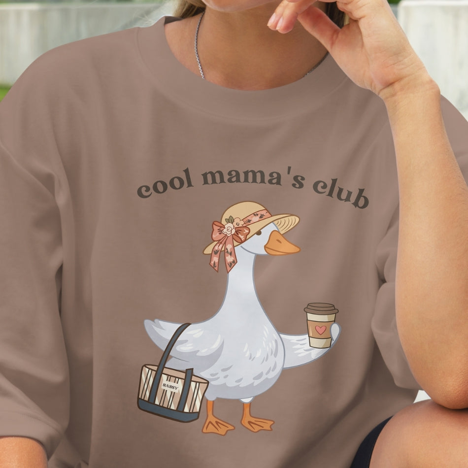 Cool Mama Club PNG, Funny Goose Mom Design, Coquette Mother Graphic, Trendy Mama Sublimation Print, Cute Motherhood Mothers day Shirt A1466