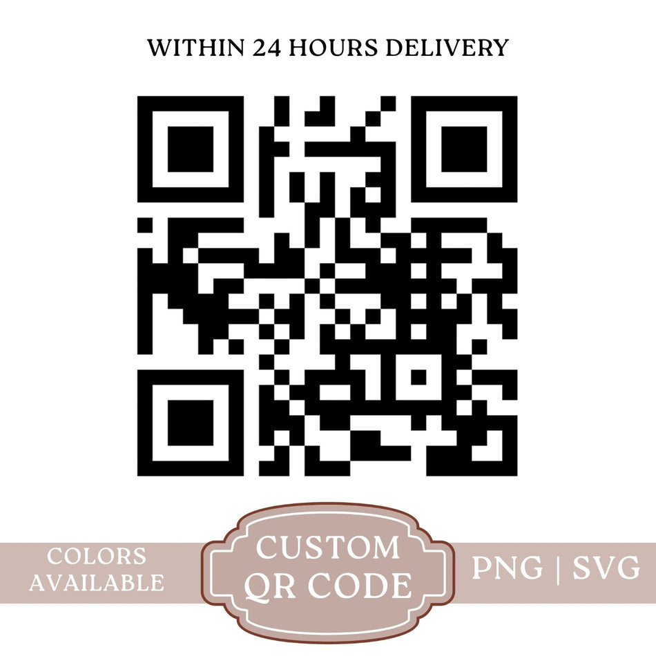 Custom QR Code Png Svg | Personalized QR Code Design | Scannable QR Co ...