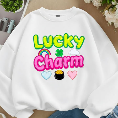 CuteShamrockRainbowPNGPotofGoldGraphic
