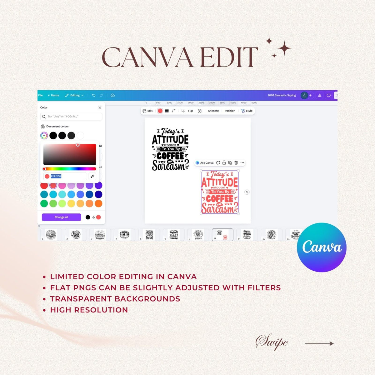 FunnyQuoteSVGBundleSarcasticSayingFiles