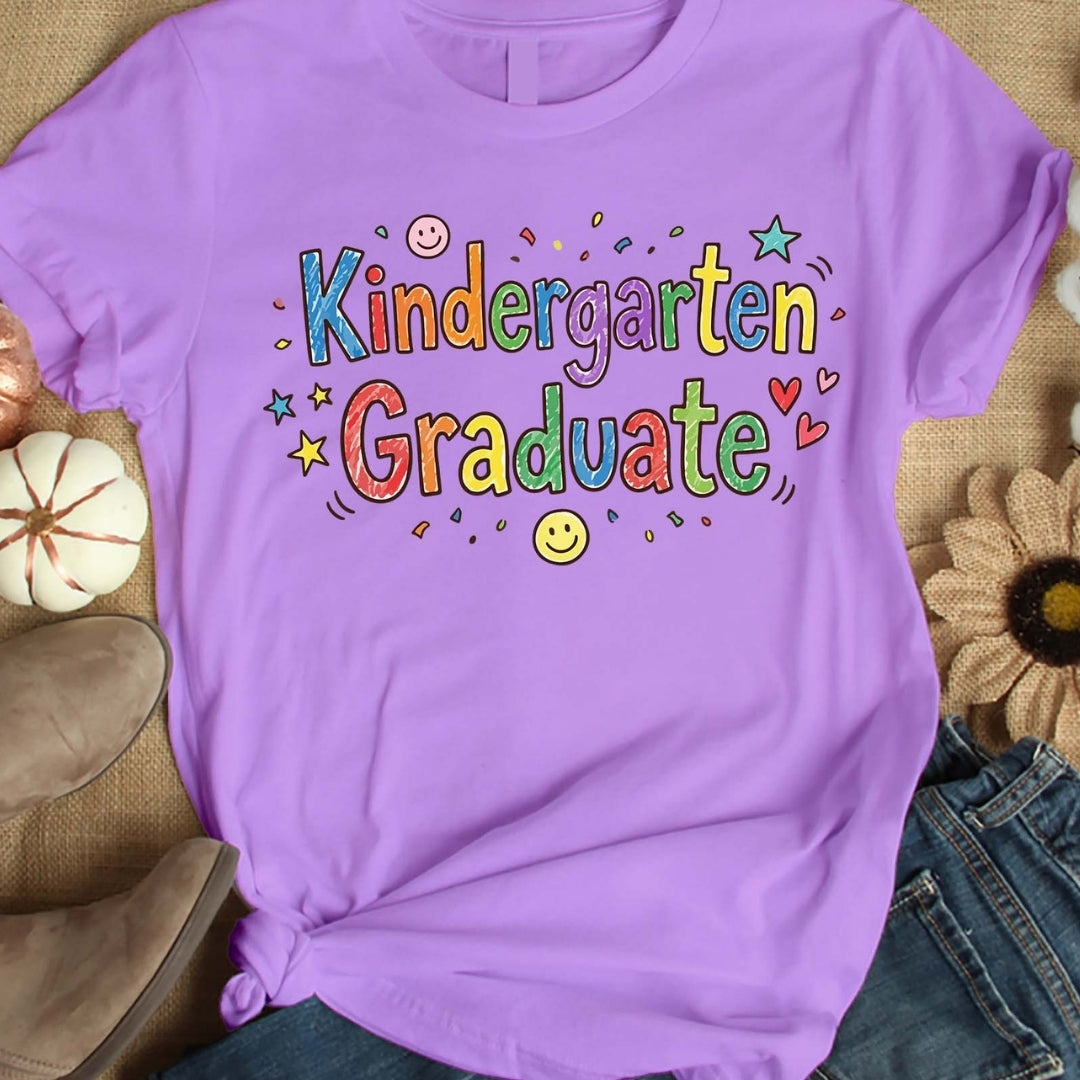 Kindergarten Graduate T-Shirt | Class of 2026 Kids Shirt