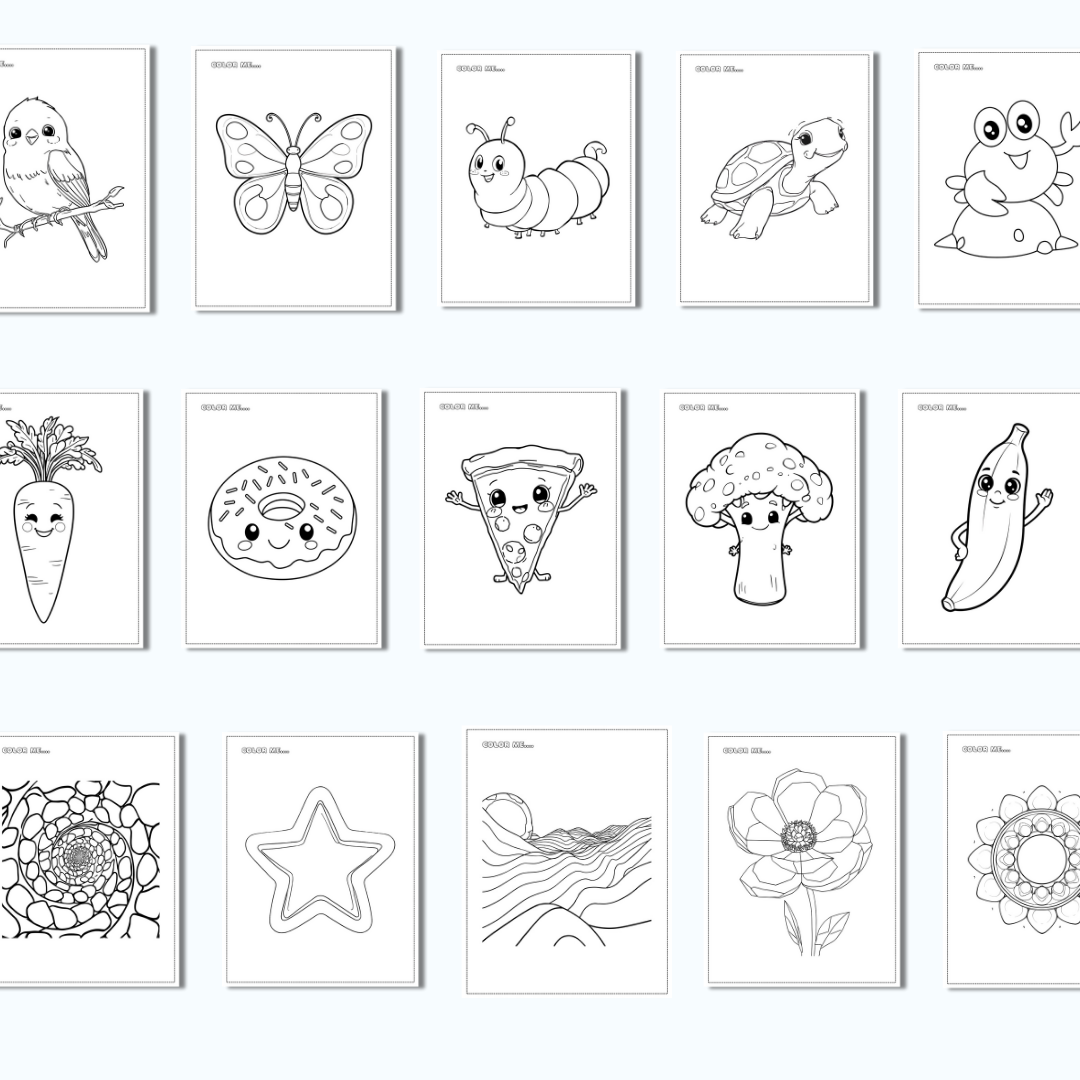 PrintableColoringPagesforKidsFunActivityPack