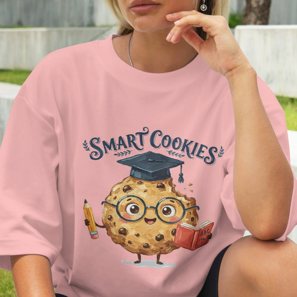 Smart Cookies PNG, Cute Graduation Design, Funny School Graphic, Teacher Student Sublimation Print, Back To School Shirt Download A1467