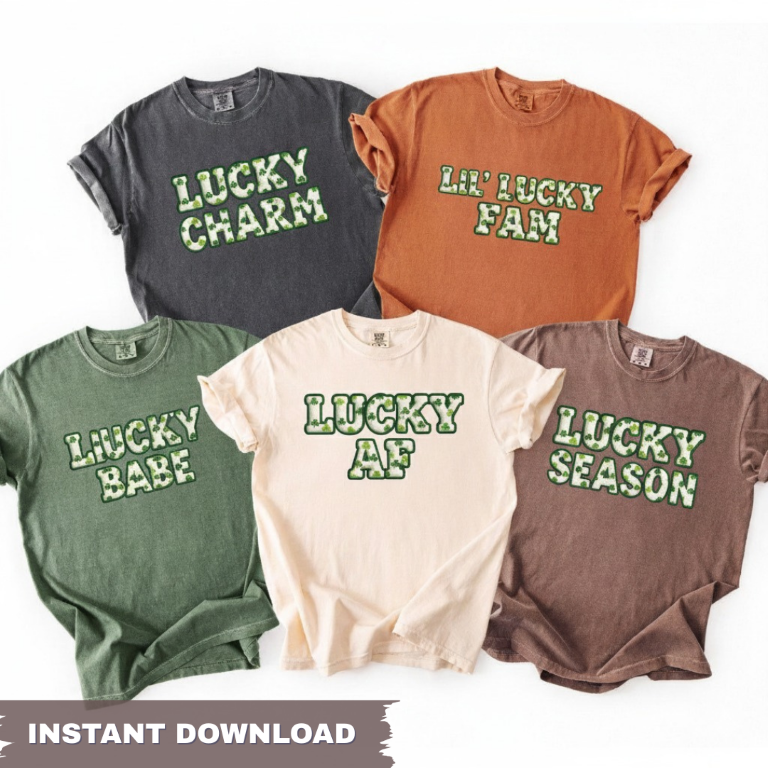 StPatricksDayLuckyPNGBundle20ShamrockQuotesClipart